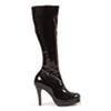 Groove - 4 Inch Heel Platform Boots with Inner Zipper